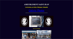 Desktop Screenshot of ameublementst-jean.com