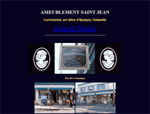 Tablet Screenshot of ameublementst-jean.com